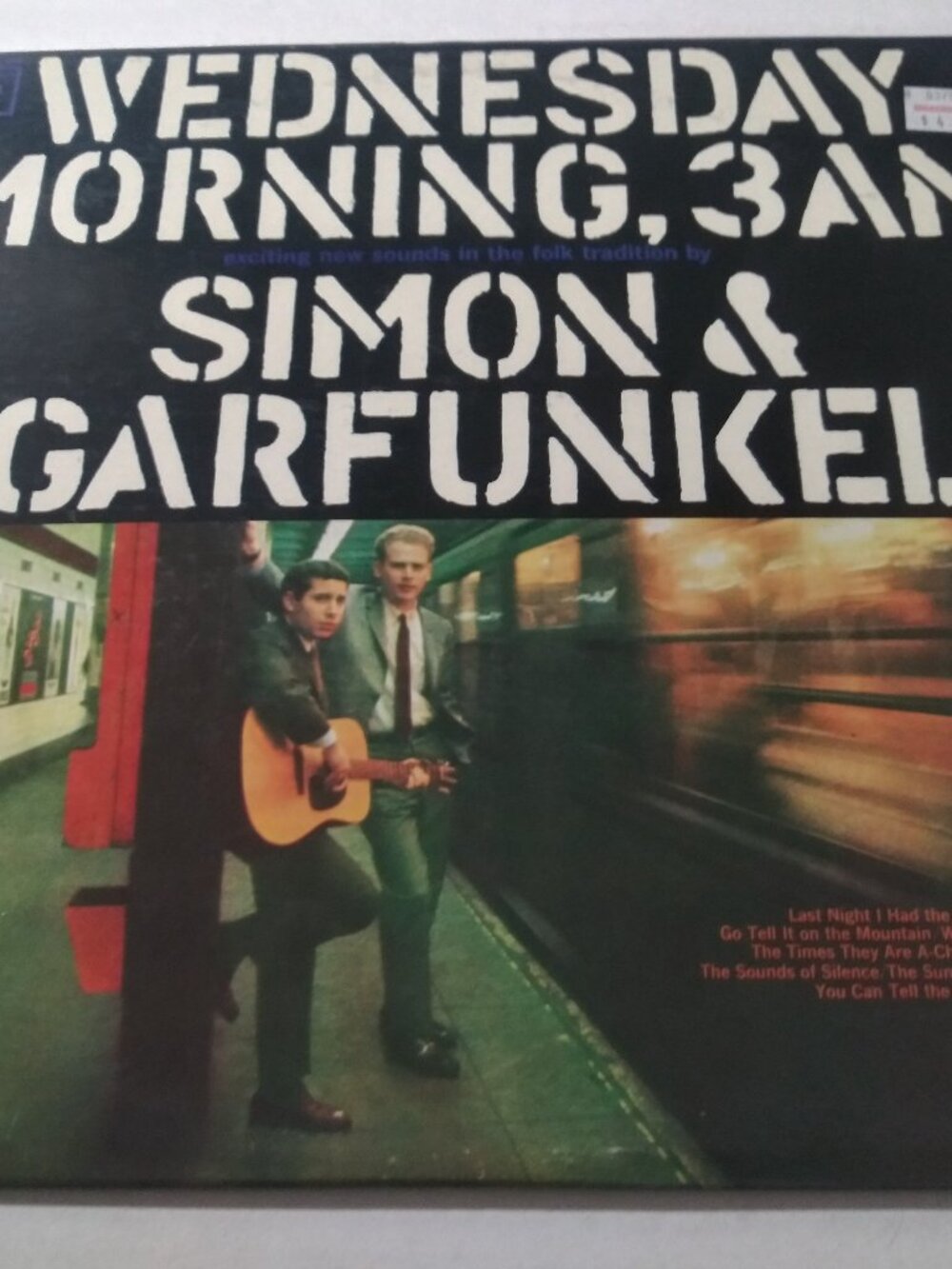 Simon & Garfunkel - Wednesday Morning, 3 A.M. VG+ Mono 360 Columbia Record 1965